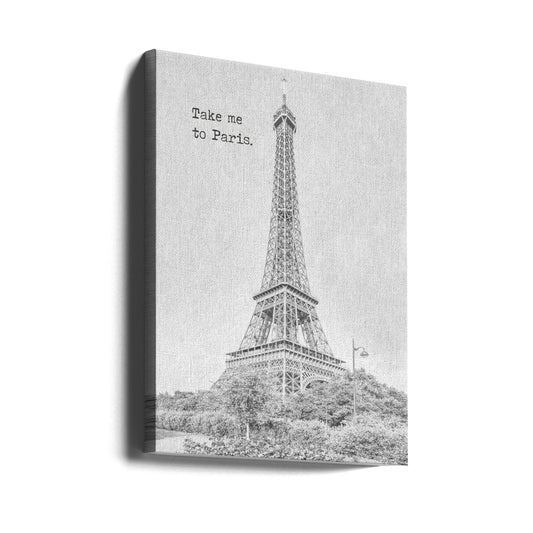 Wandbild Bring mich nach Paris