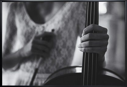 Wall art break for the cello
