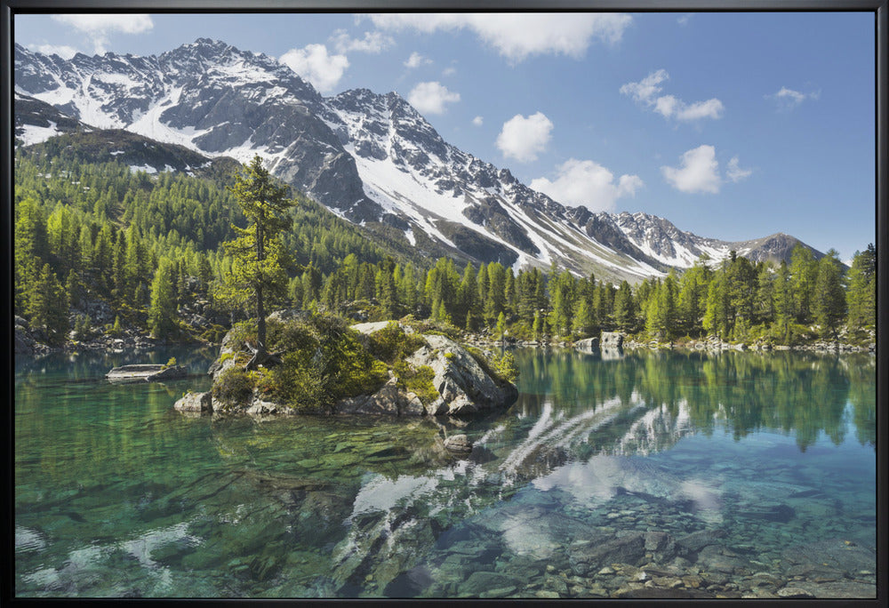 Wall art Green Mountain Lake