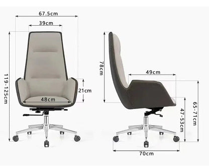 Cartagena Premium Two-Tone Leather Office Chair