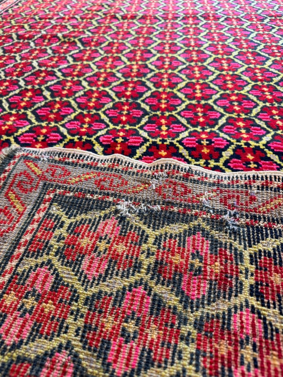 Caucasian Karabagh Runner Rug | 4' 1" x 15'