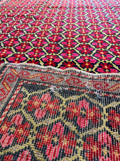 Caucasian Karabagh Runner Rug | 4' 1" x 15'