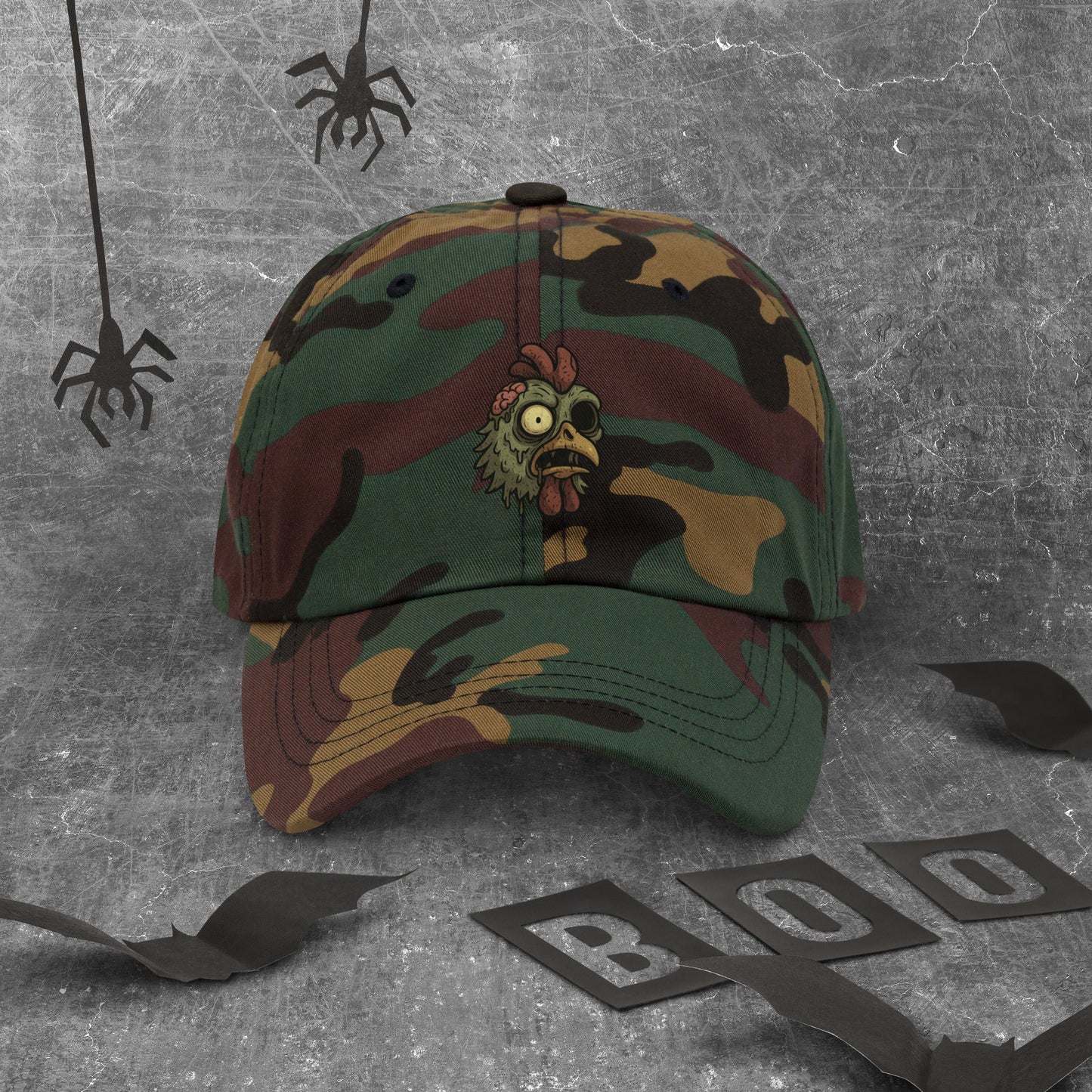 Halloween Chicken Zombie Cap