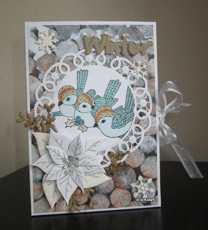 Marianne Design: Collectables Die & Stamp Set - Eline's Poinsettia