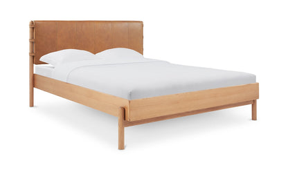 Colin Top-Grain Leather Bed