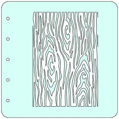 Nellie's Choice Stencil A6 For Magnetic Colour Set Bark
