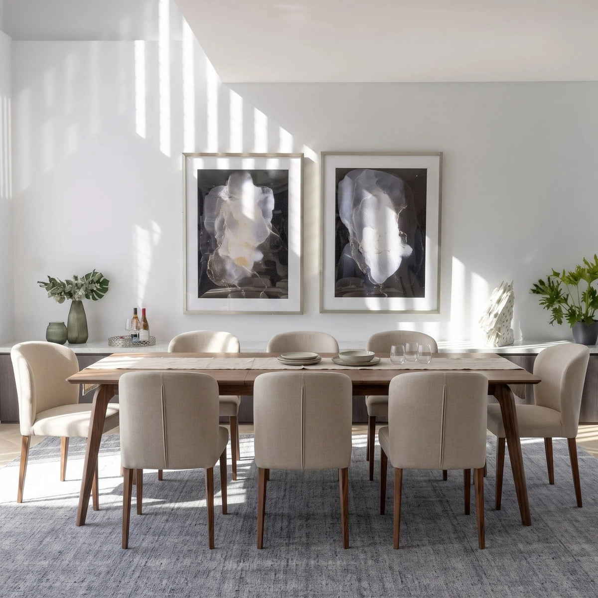 Corbin Extendable Dining Table Set