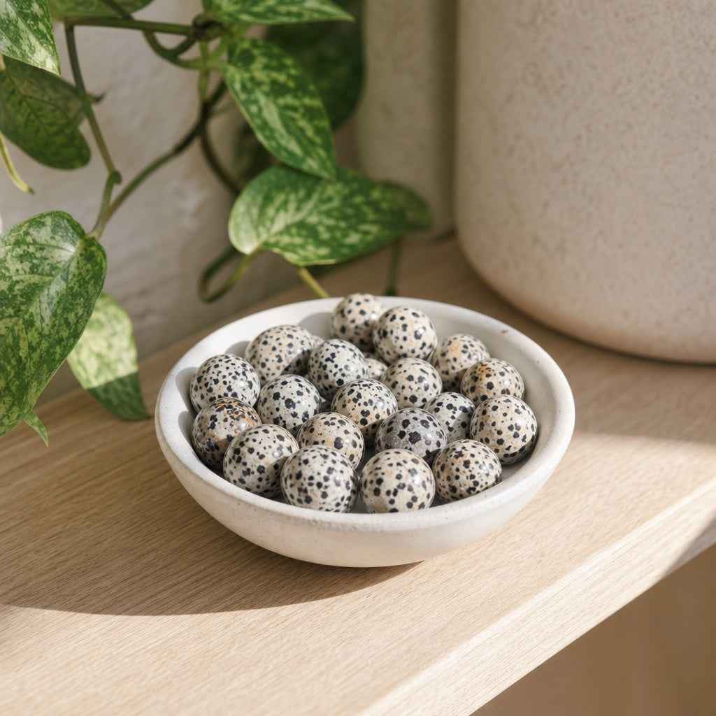 Dalmatian Jasper Tumbled Stones