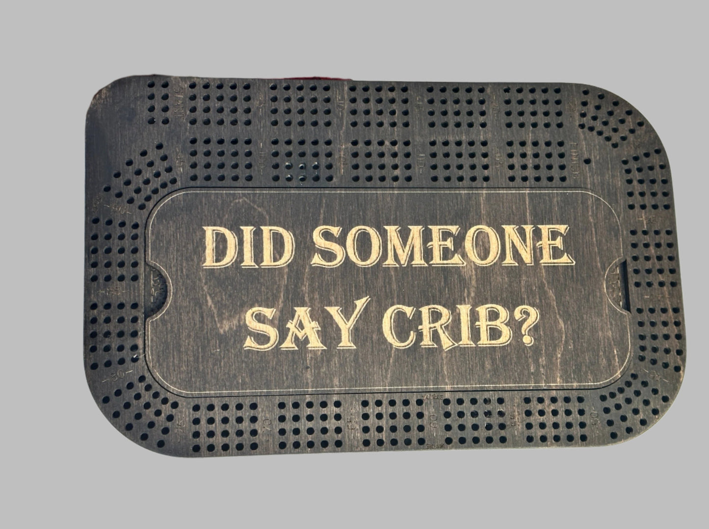 Compact Design Personalized Cribbage Board