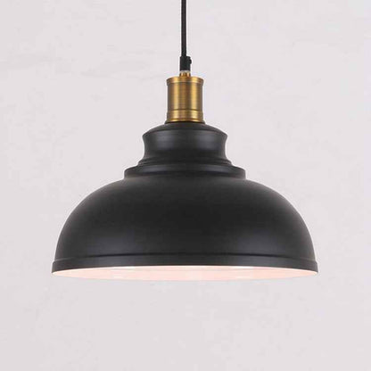 Industrial Pendant Light - Barn Metal Hanging Light Fixture for Kitchen Island, 30cm E27 Vintage Ceiling Lamp