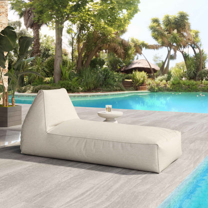 Veranda Indoor/Outdoor Chaise Lounger - Beige