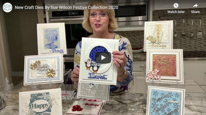 Dies by Sue Wilson Festive Happy