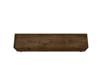 Malmo Modern 70.8" TV Stand with 2 Drawers - Rustic Brown