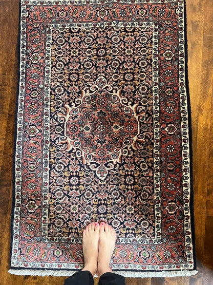 Fine Bidjar Rug | 4' 3" x 2' 10"