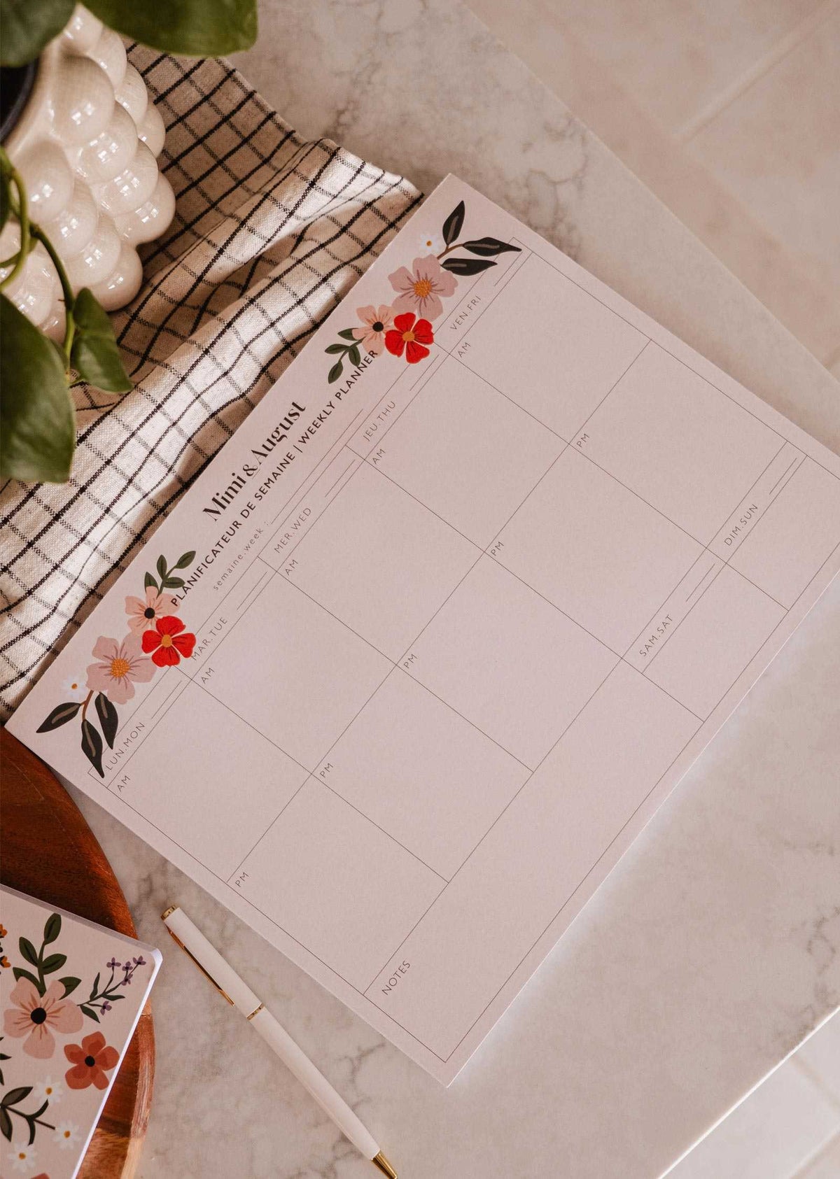 Flower Bomb - Weekly Planner