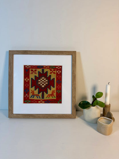 Framed Azerbaijan Kilim No.2