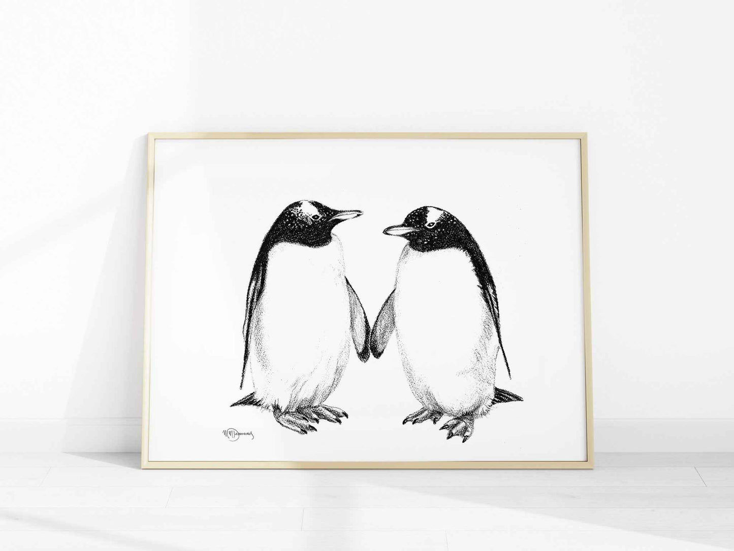 Gentoo Penguins - Print