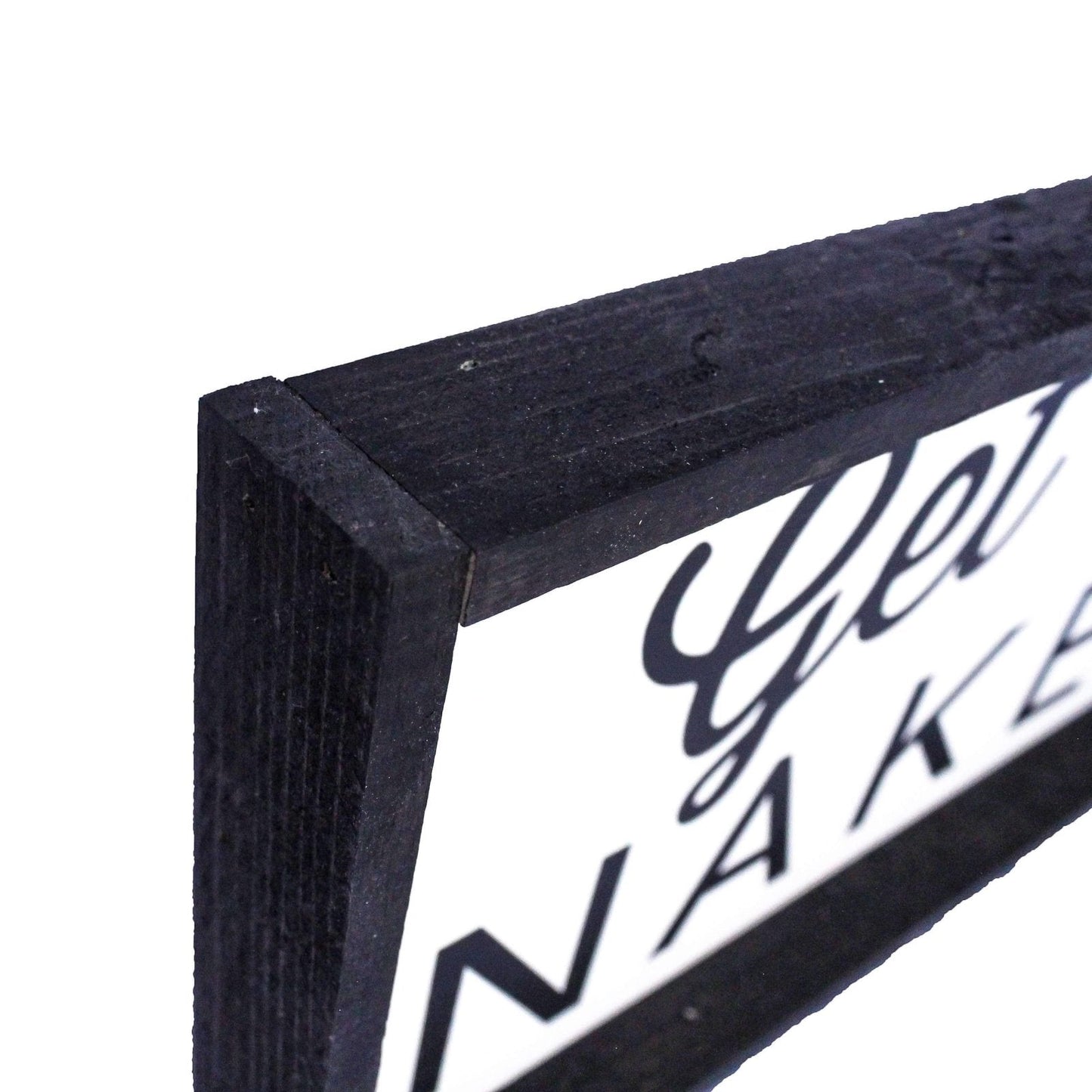 Get Naked Wood Sign - AURABAGS SHOP