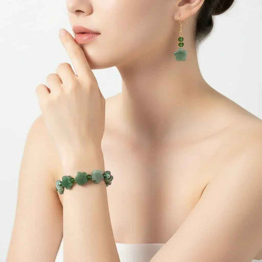 Bracelet et boucle d'oreille étoile