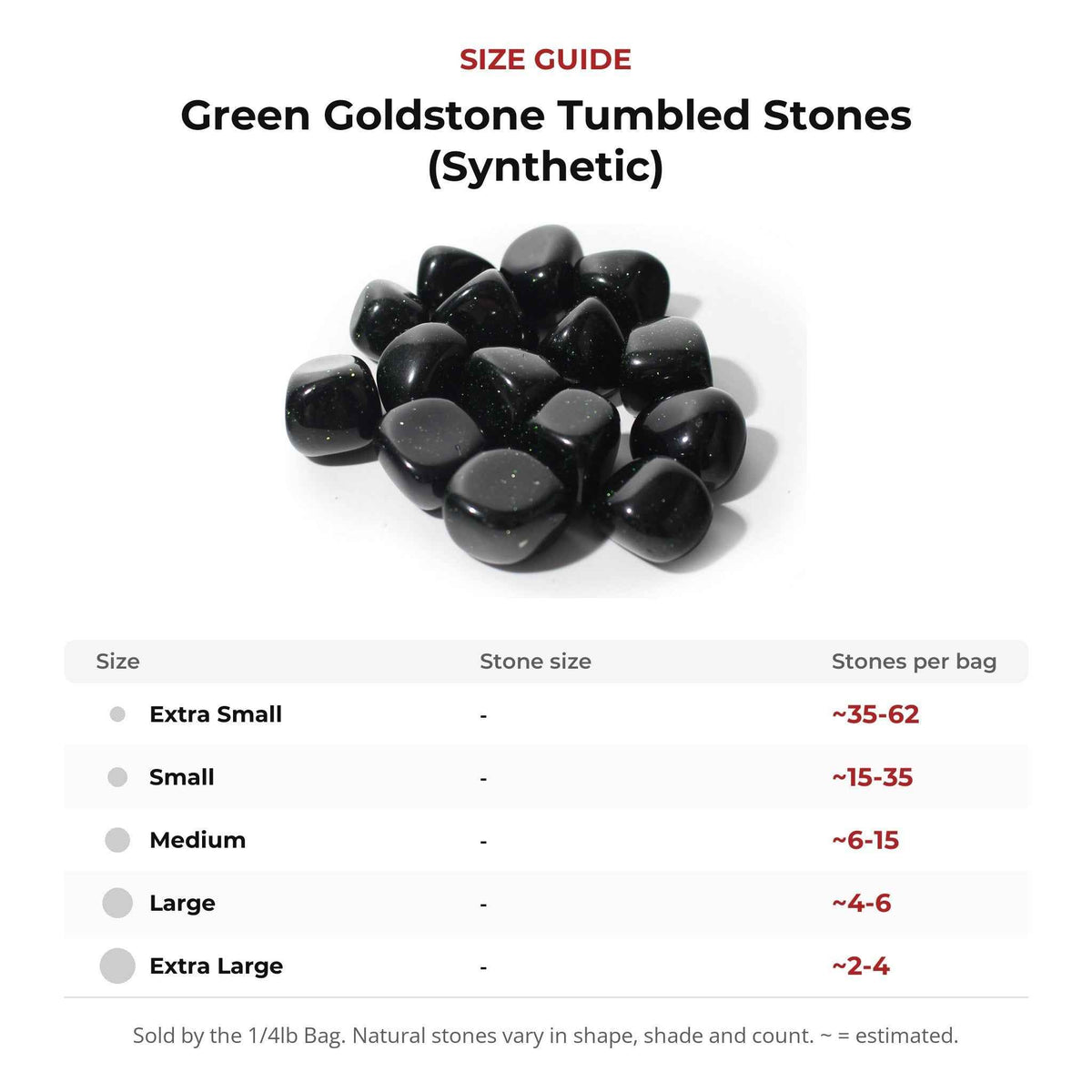 Green Goldstone Tumbled Stones (Synthetic)