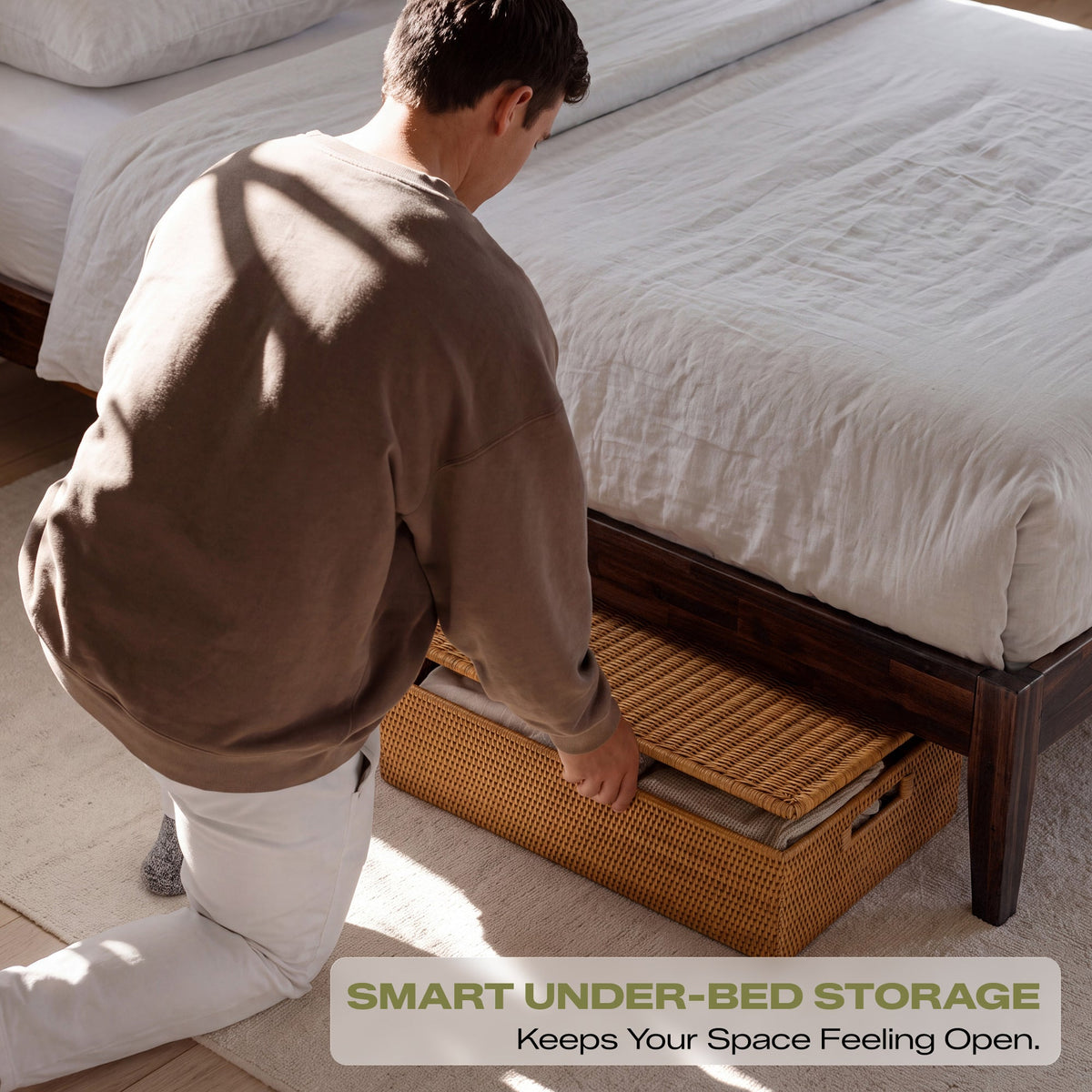 Emery Solid Wood Bed Frame