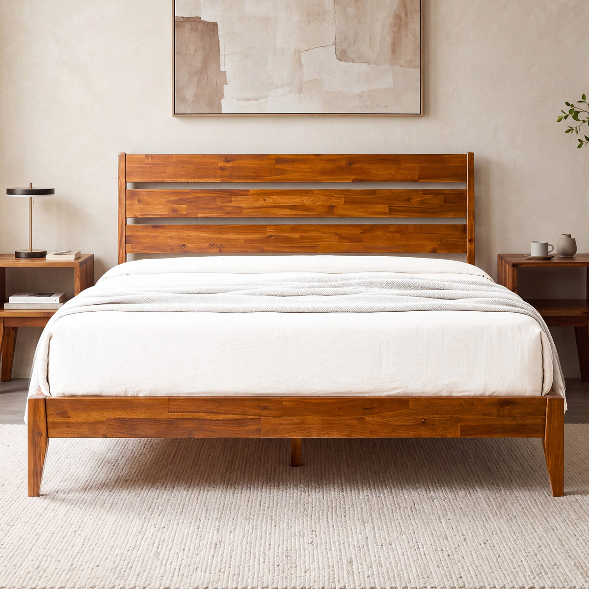 Emery Solid Wood Bed Frame