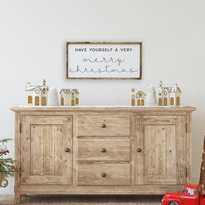 Have Yourself A Very Merry Christmas Wood Sign