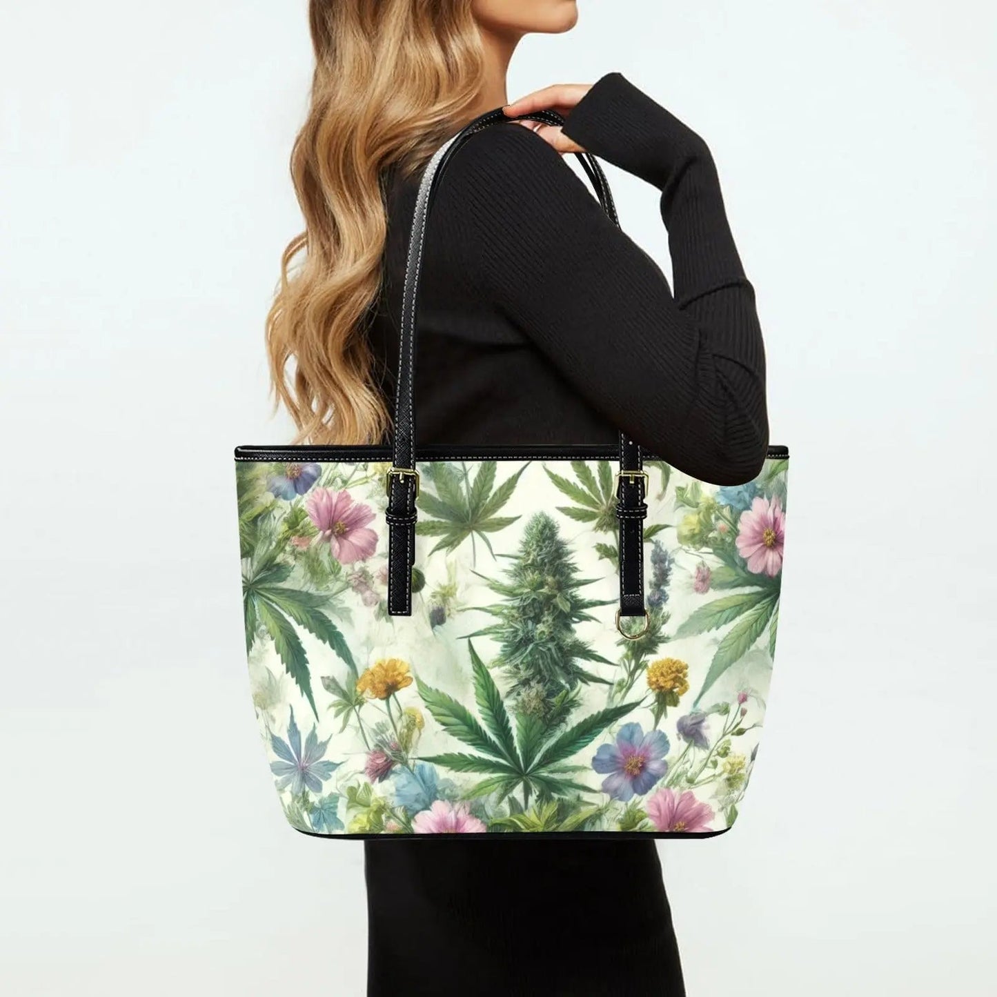HER.B Garden Leathery Mini Tote