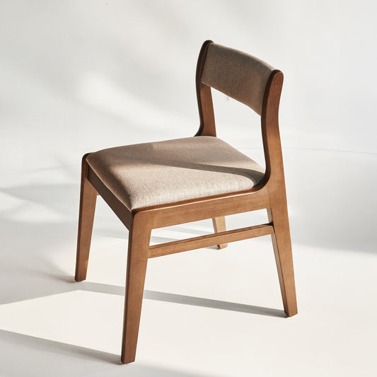 Hobro Natural Rubberwood Dining Chair