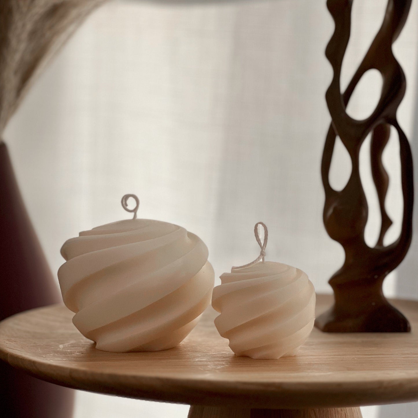 Kugelkerzen-Set aus Sojawachs | Heimdeko, Geschenk für Sie