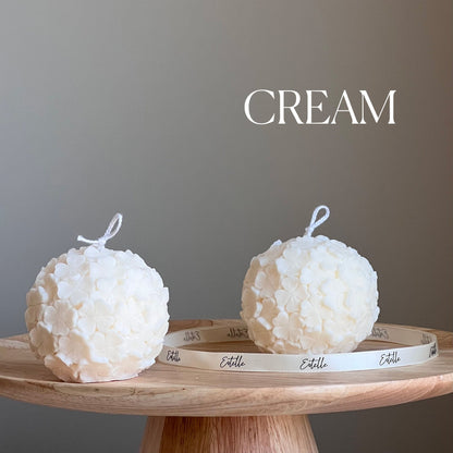 Clover Ball Sojawachskerze: Handgemachte Deko-Kerze