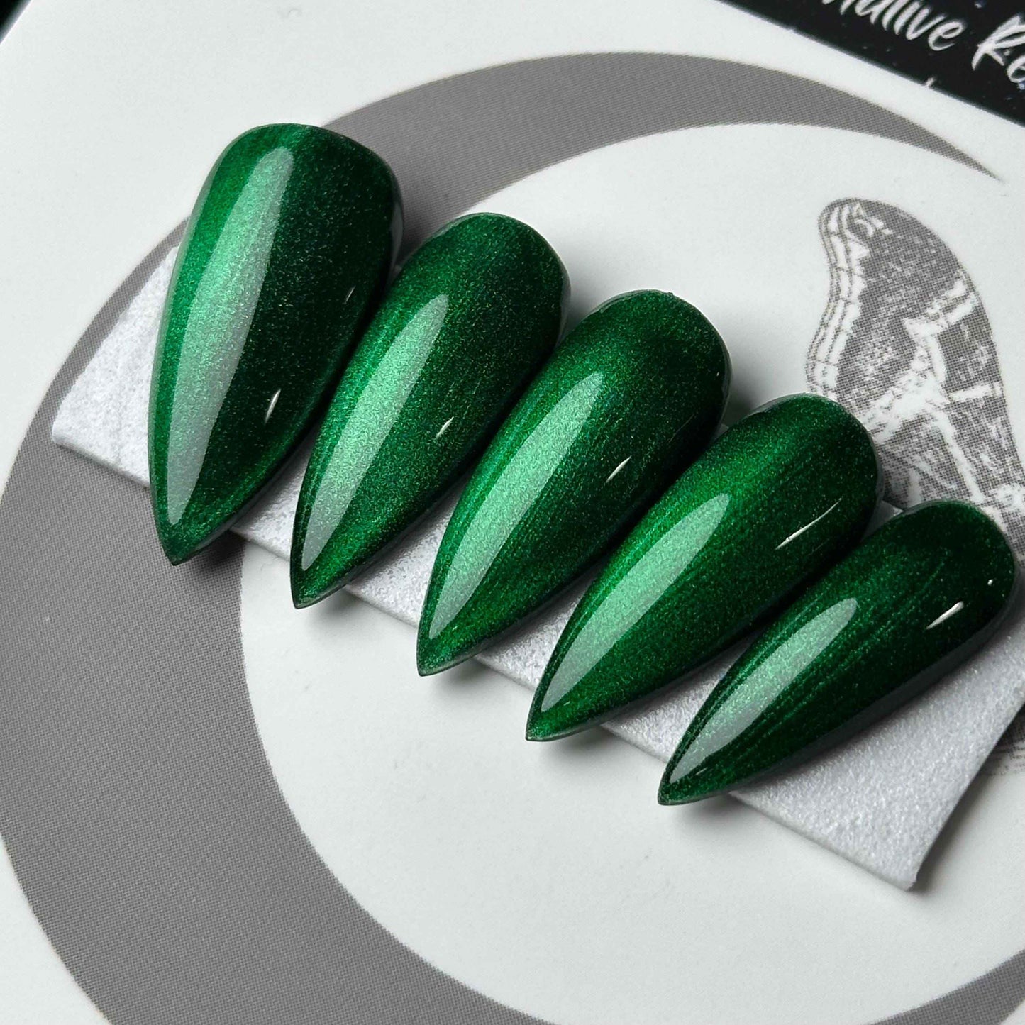 Green Christmas Glass