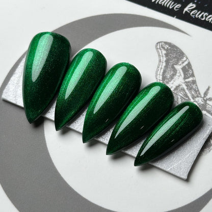 Green Christmas Glass