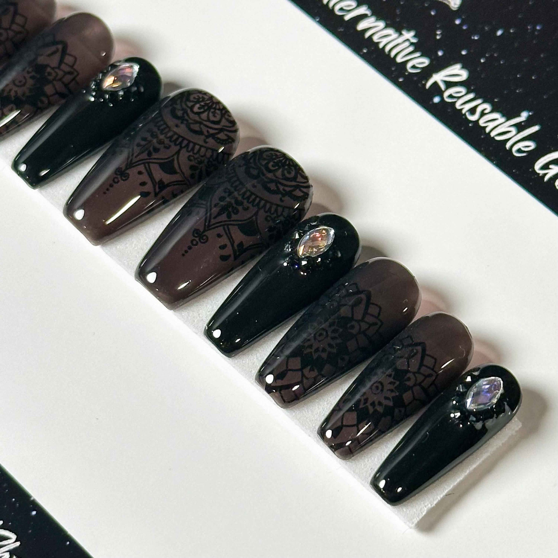 Black Glass Mandala
