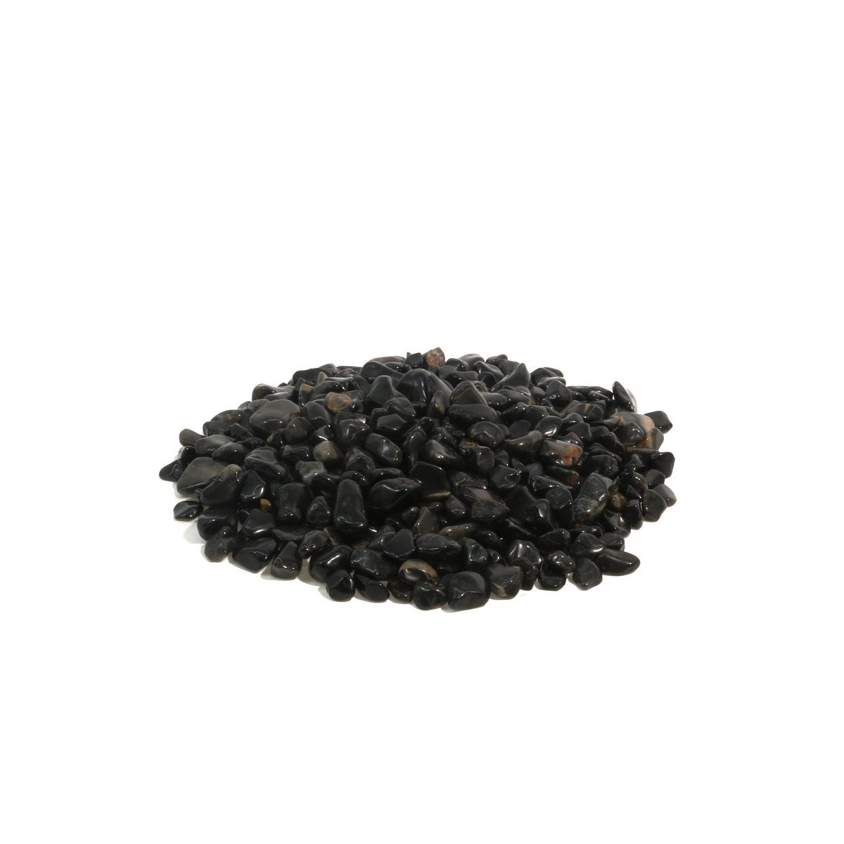 Black Onyx Tumbled Stones - Brazil