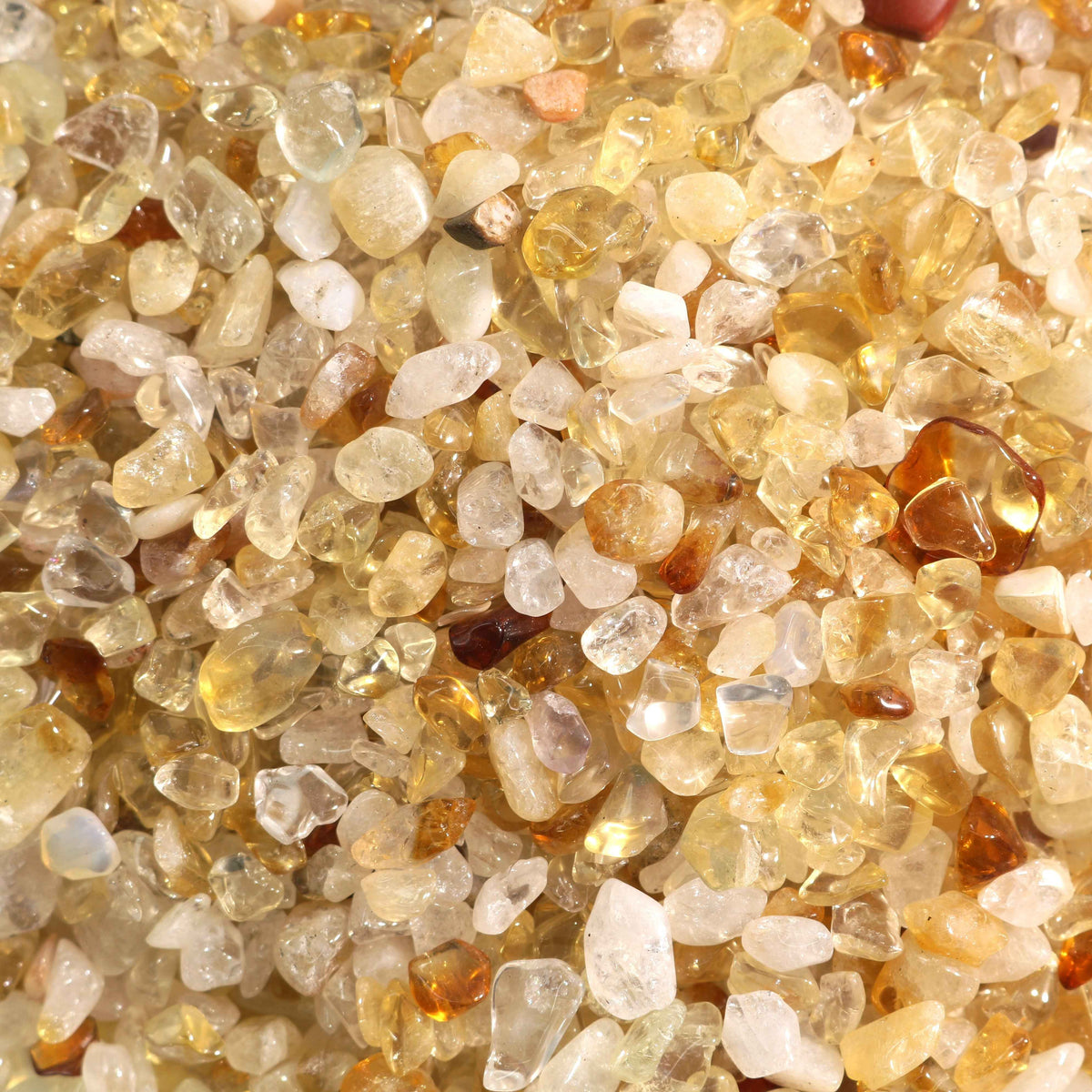 Citrine B Tumbled Stones - Tiny (Enhanced)