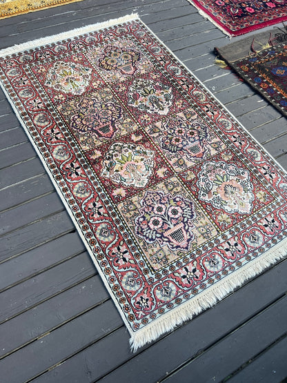 On hold | Indian Kashmir Rug | 3' x 4' 11"