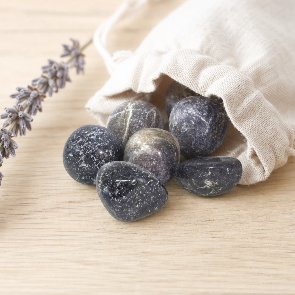 Iolite Tumbled Stones - India