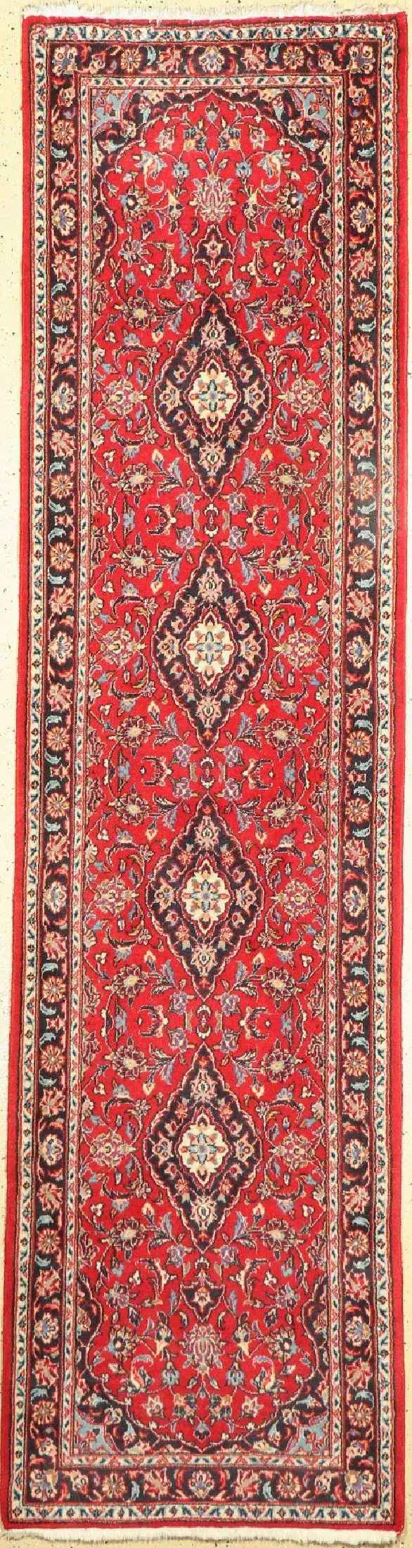 Persian Kashan Runner | 9' 10" x 2' 8"