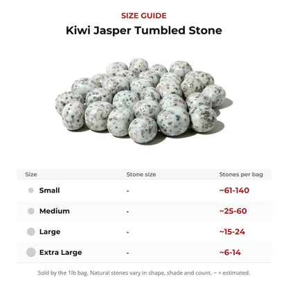 Kiwi Jasper Tumbled Stone