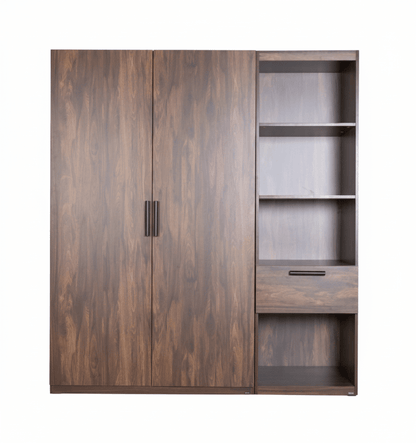Koster Brown Wooden Wardrobe