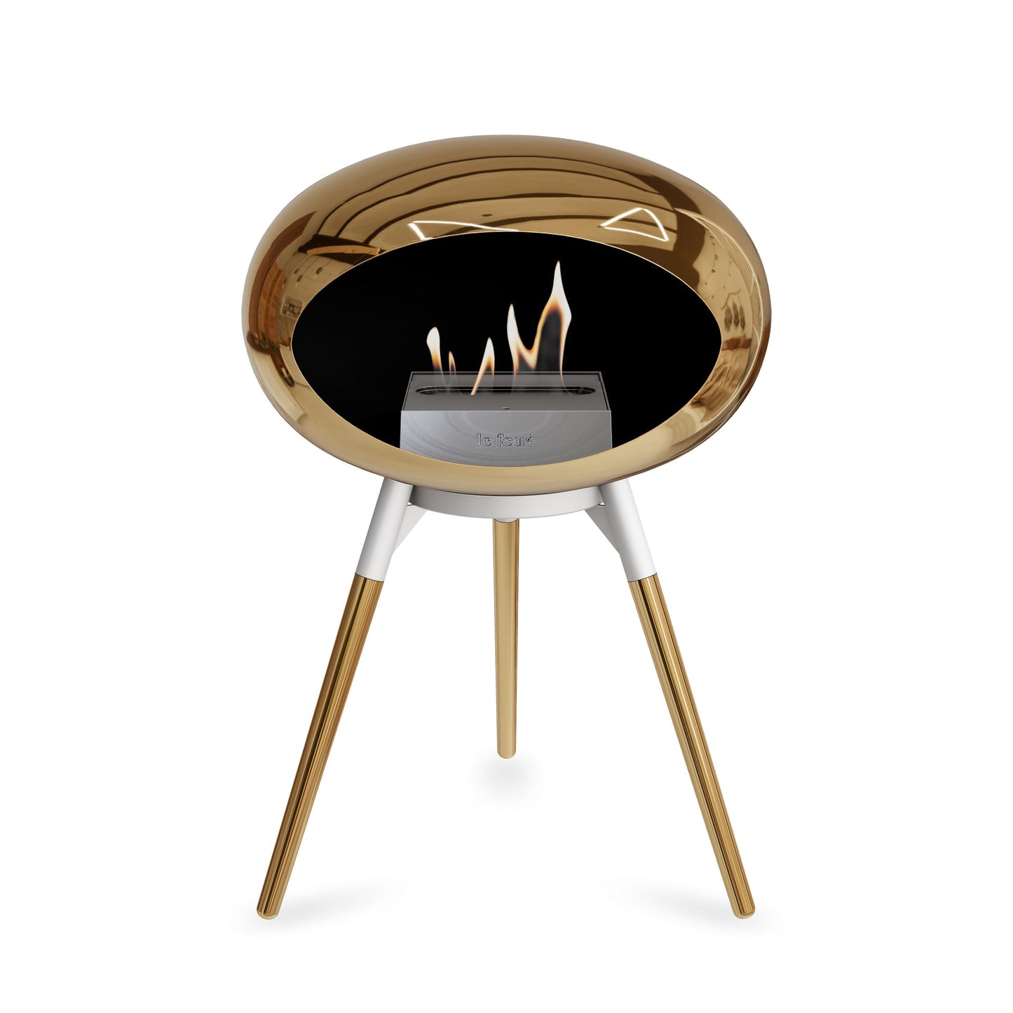Le Feu Ground Low Dome <br>Chromed Rose Gold