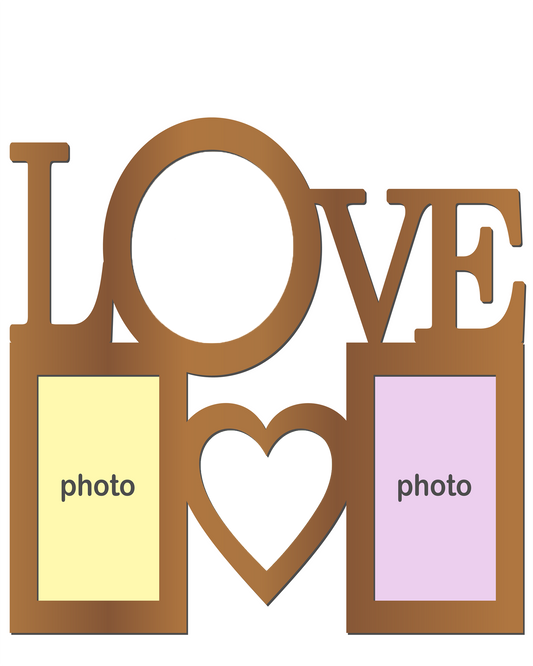 16X20 Collage-Leinwand Foto Liebe