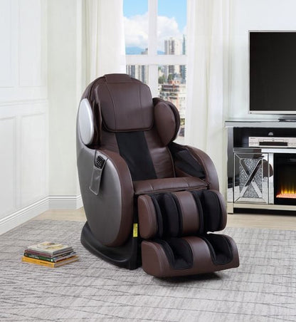 Maalish Power Recliner w/Lift, Heating & Massage - Chocolate