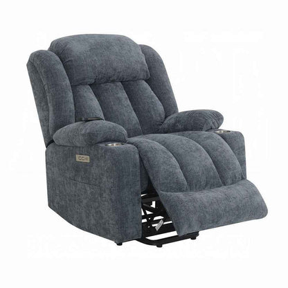 Krabi Power Recliner w/Lift, Heating & Massage - Blue
