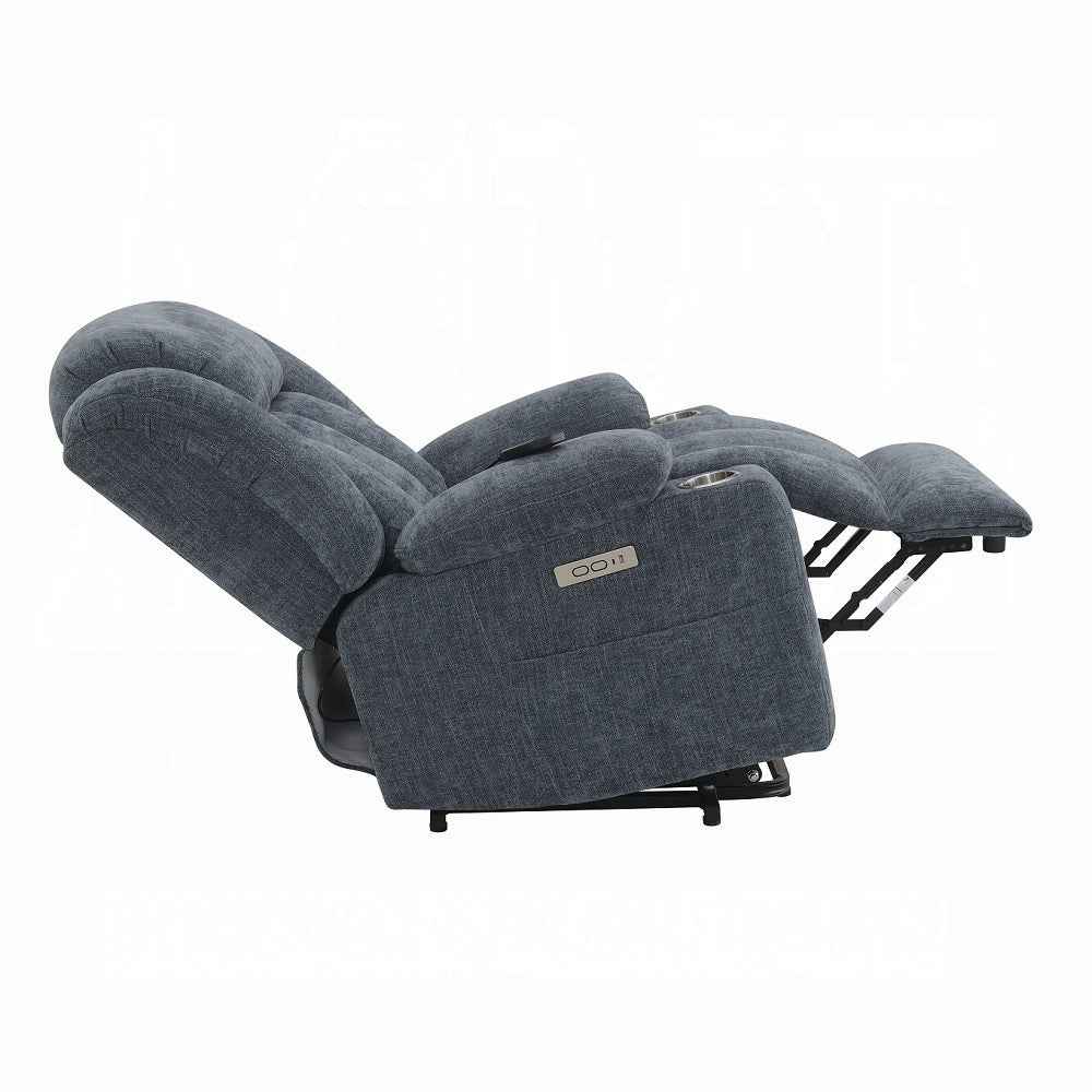 Krabi Power Recliner w/Lift, Heating & Massage - Blue