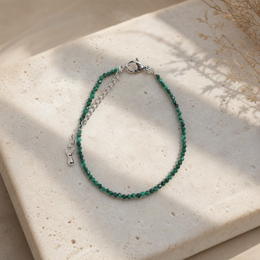 Malachite Bracelet - 2-3mm