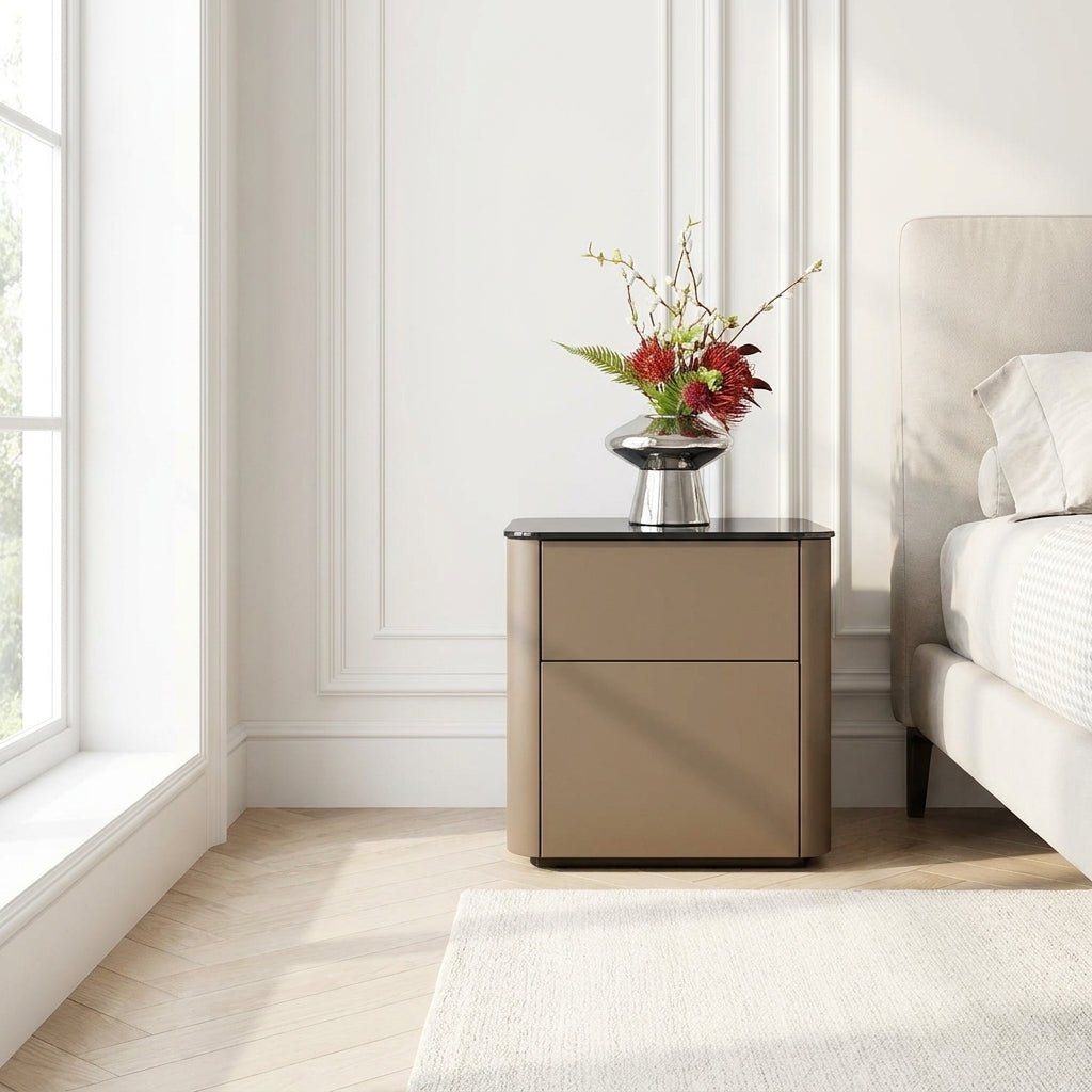 Malaga Two-Drawer Bedside Table
