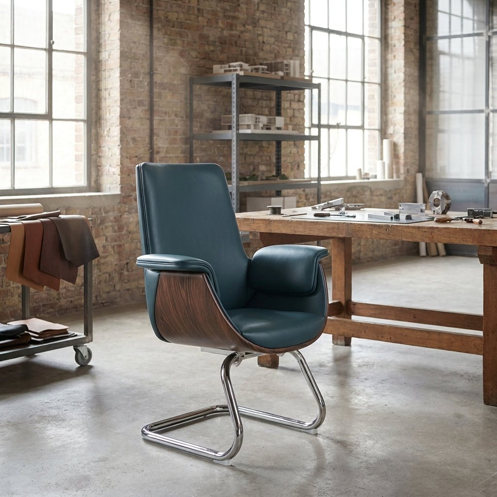 Malmö Premium Leather Visitor Chair