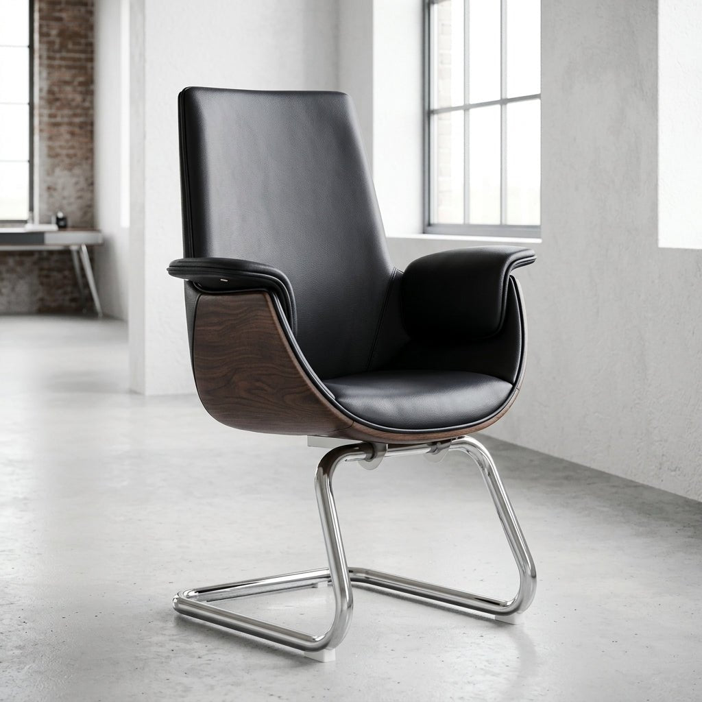 Malmö Premium Leather Visitor Chair